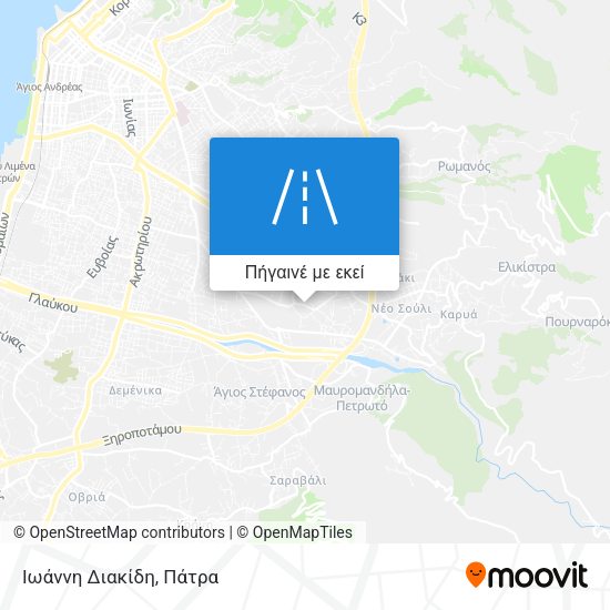 Ιωάννη Διακίδη χάρτης