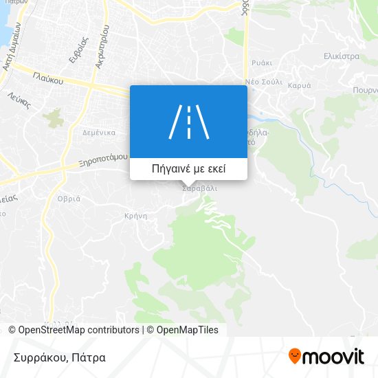 Συρράκου χάρτης