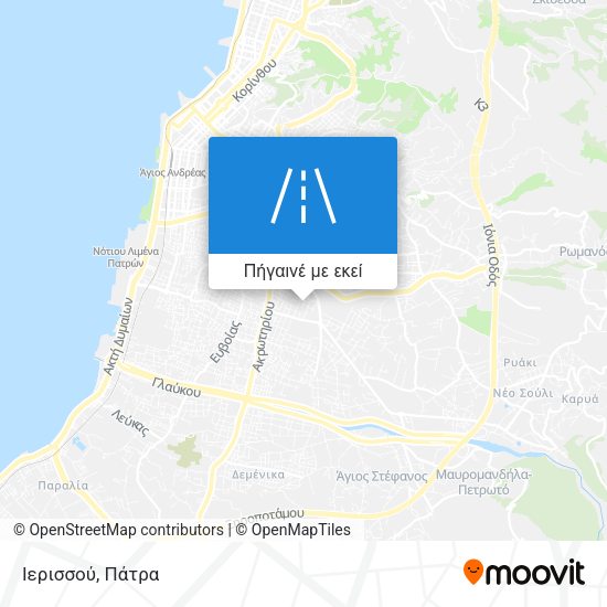 Ιερισσού χάρτης