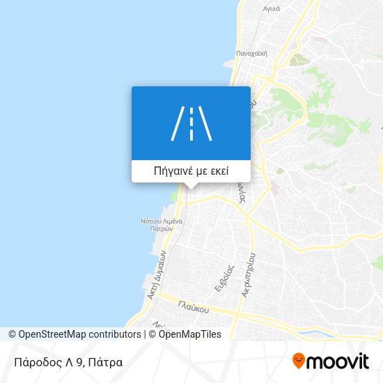 Πάροδος Λ 9 χάρτης