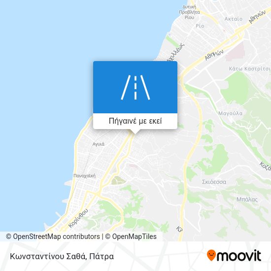 Κωνσταντίνου Σαθά χάρτης