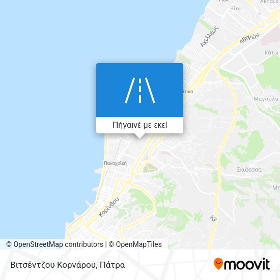 Βιτσέντζου Κορνάρου χάρτης