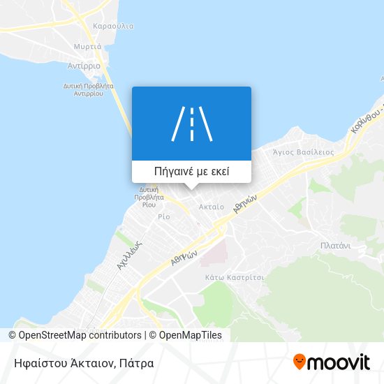 Ηφαίστου Άκταιον χάρτης