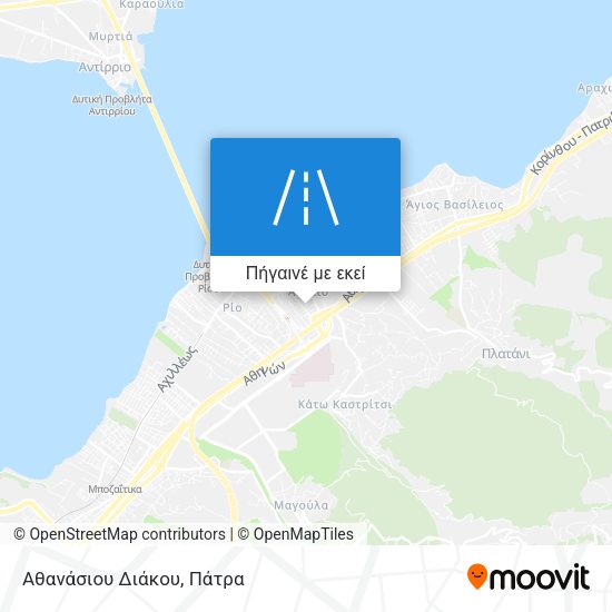 Αθανάσιου Διάκου χάρτης