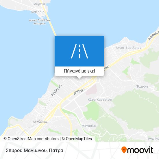 Σπύρου Μαγιώνου χάρτης