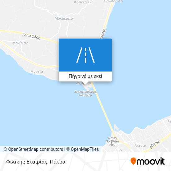 Φιλικής Εταιρίας χάρτης
