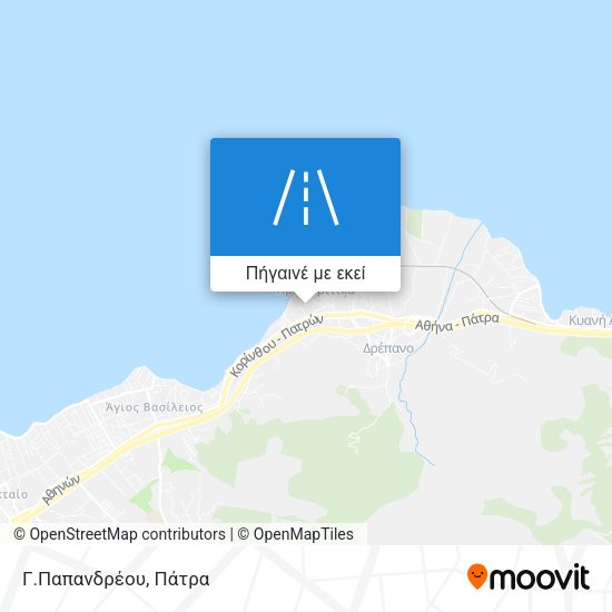 Γ.Παπανδρέου χάρτης