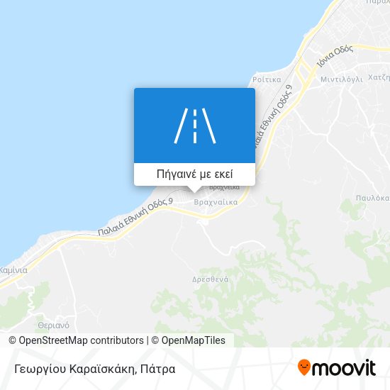 Γεωργίου Καραϊσκάκη χάρτης