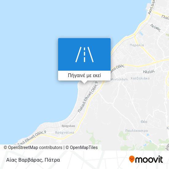 Αίας Βαρβάρας χάρτης