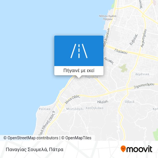 Παναγίας Σουμελά χάρτης