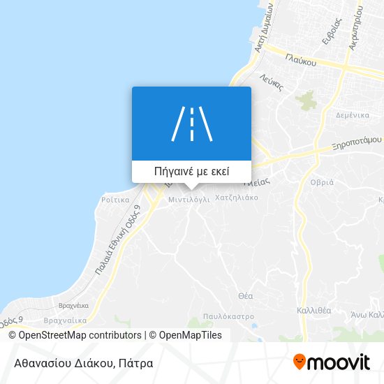 Αθανασίου Διάκου χάρτης