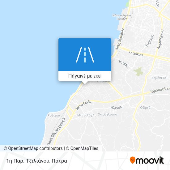 1η Παρ. Τζιλιάνου χάρτης
