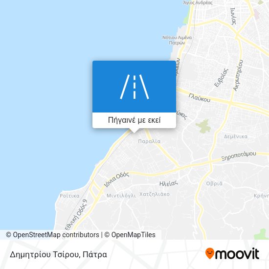 Δημητρίου Τσίρου χάρτης