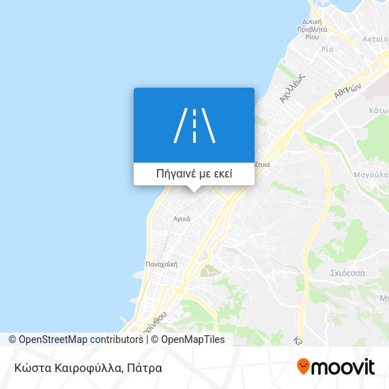 Κώστα Καιροφύλλα χάρτης