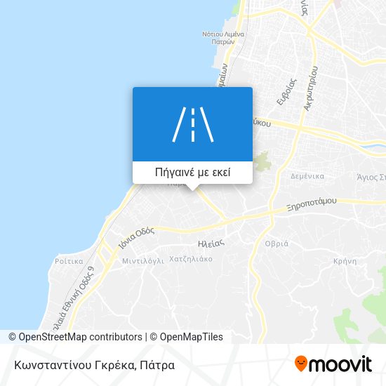 Κωνσταντίνου Γκρέκα χάρτης