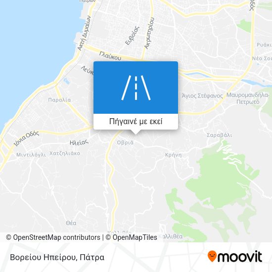 Βορείου Ηπείρου χάρτης
