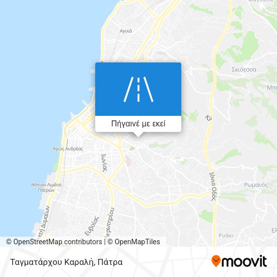 Ταγματάρχου Καραλή χάρτης