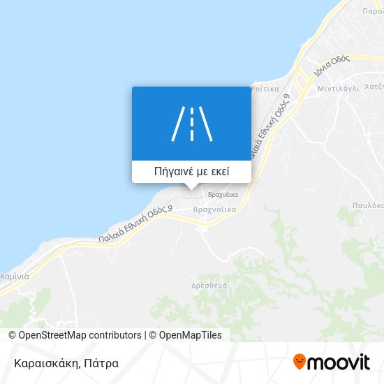 Καραισκάκη χάρτης