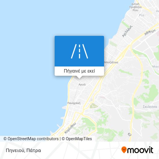 Πηνειού χάρτης