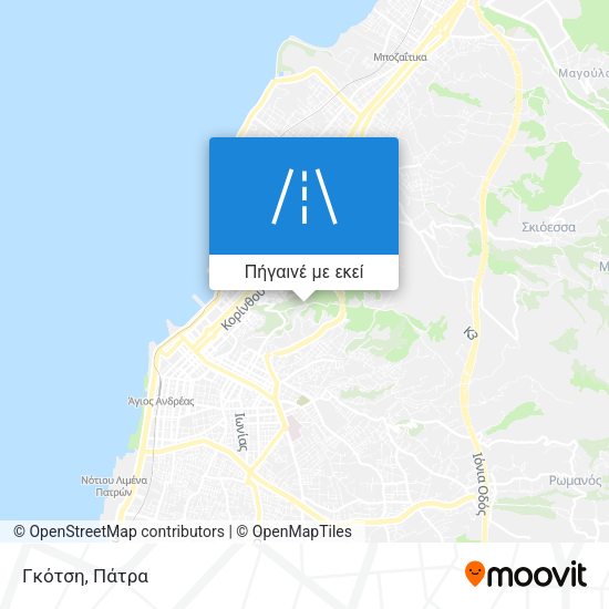 Γκότση χάρτης
