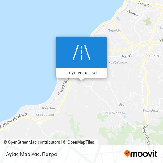 Αγίας Μαρίνας χάρτης