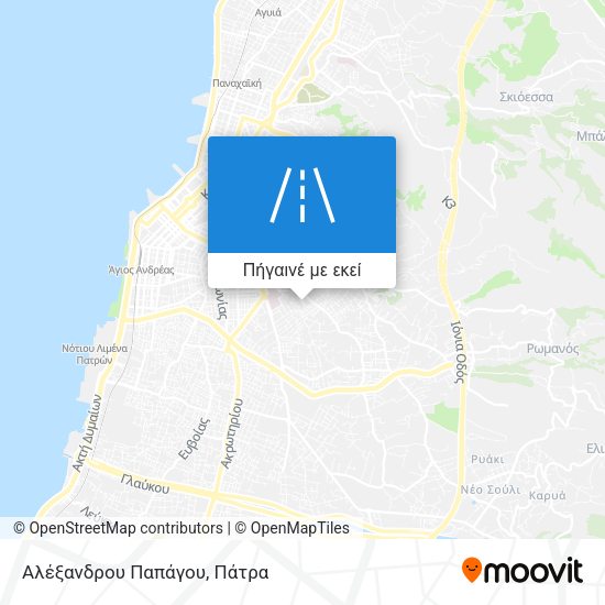 Αλέξανδρου Παπάγου χάρτης