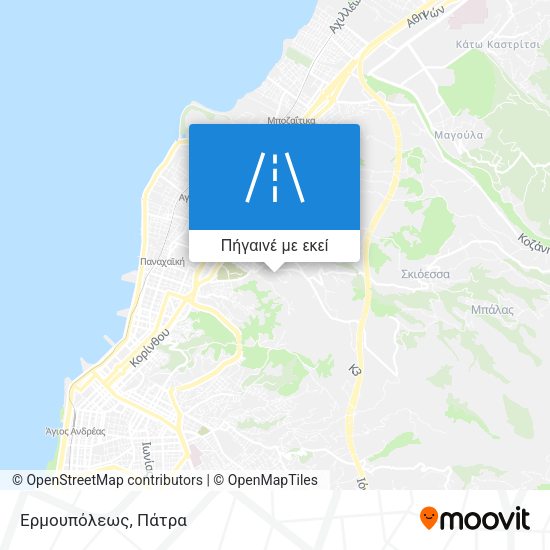 Ερμουπόλεως χάρτης
