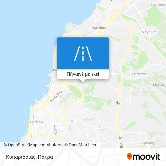 Κυπαρισσίας χάρτης