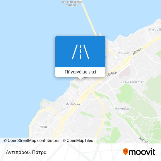 Αντιπάρου χάρτης
