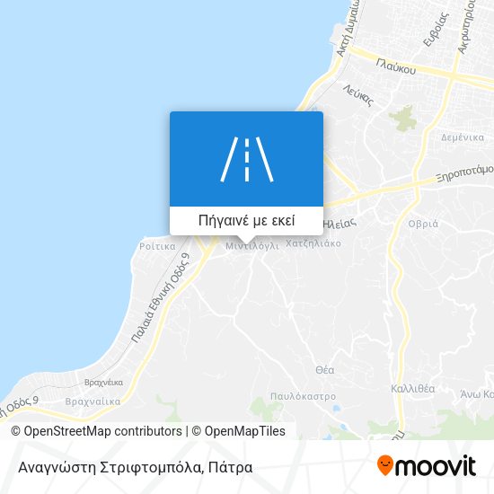 Αναγνώστη Στριφτομπόλα χάρτης