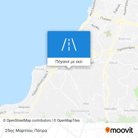 25ης Μαρτίου χάρτης