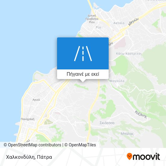 Χαλκονδύλη χάρτης