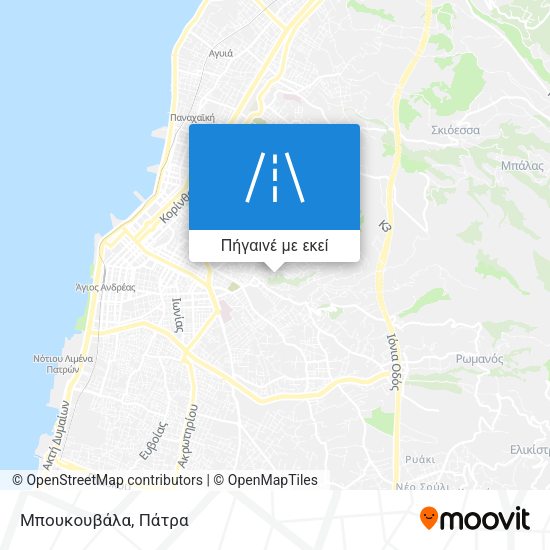 Μπουκουβάλα χάρτης