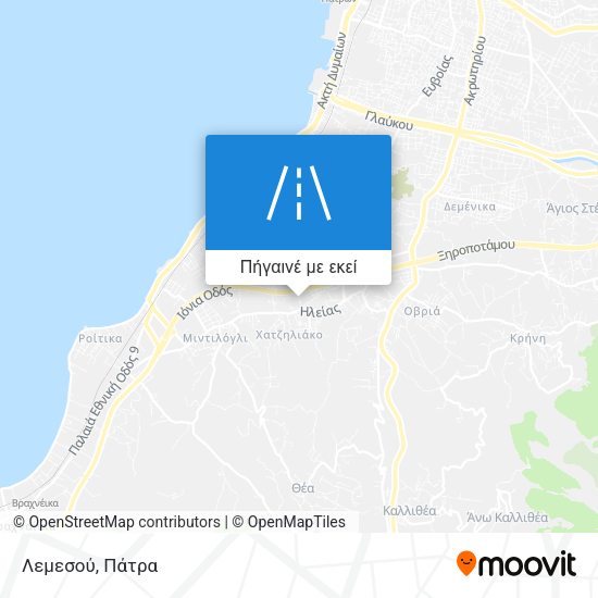 Λεμεσού χάρτης