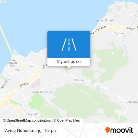Αγίας Παρασκευής χάρτης