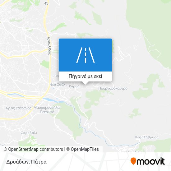 Δρυάδων χάρτης