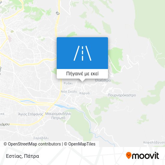 Εστίας χάρτης