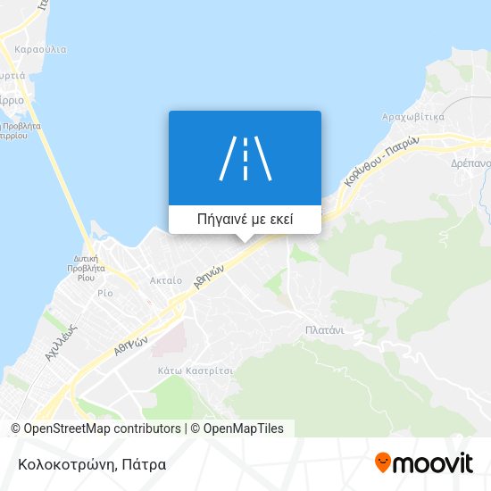 Κολοκοτρώνη χάρτης