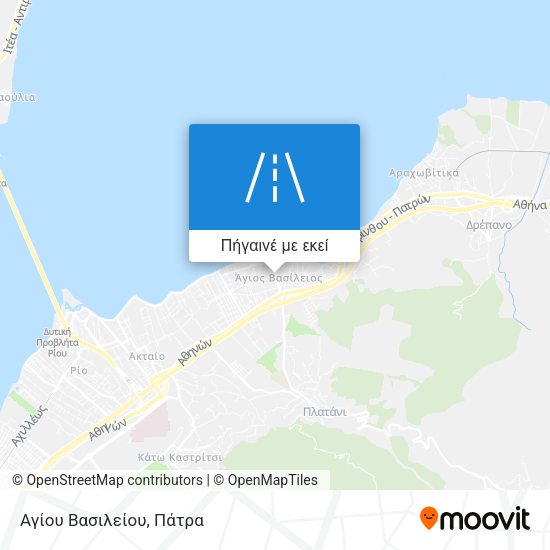 Αγίου Βασιλείου χάρτης