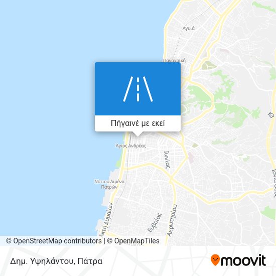 Δημ. Υψηλάντου χάρτης