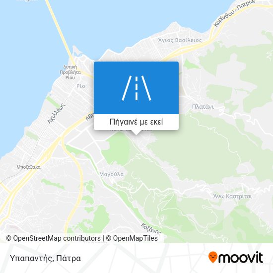 Υπαπαντής χάρτης