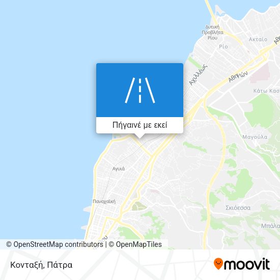 Κονταξή χάρτης