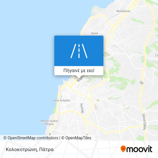 Κολοκοτρώνη χάρτης