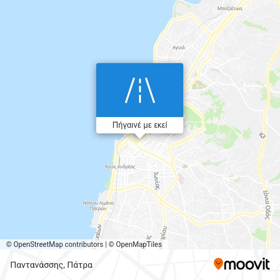 Παντανάσσης χάρτης