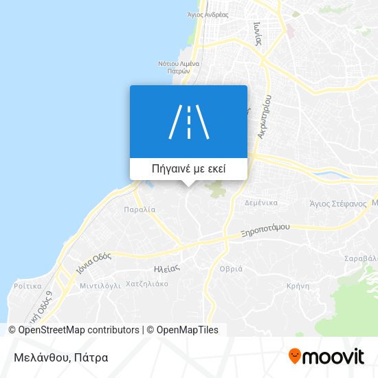 Μελάνθου χάρτης