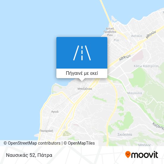 Ναυσικάς 52 χάρτης