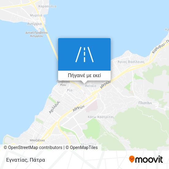 Εγνατίας χάρτης