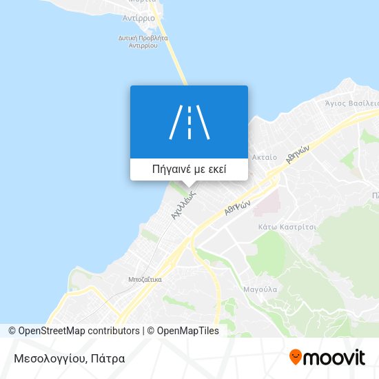 Μεσολογγίου χάρτης