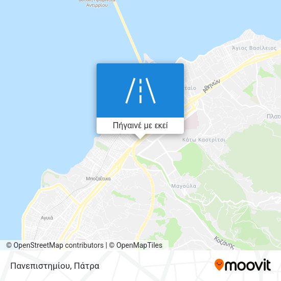 Πανεπιστημίου χάρτης