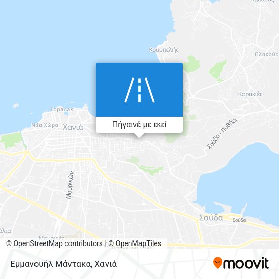 Εμμανουήλ Μάντακα χάρτης